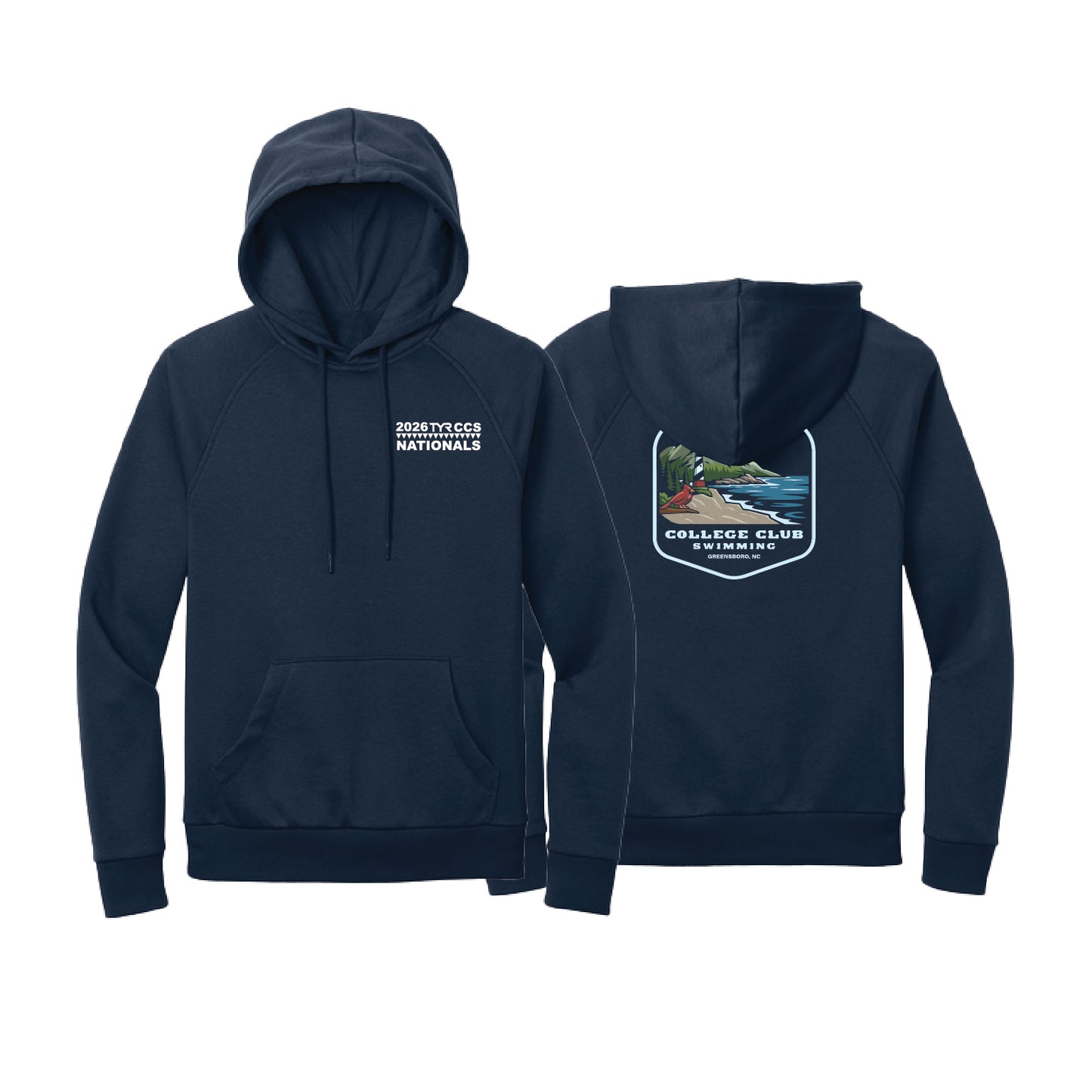 Unisex Pullover Hoody - Rebel Blue - Lighthouse Badge