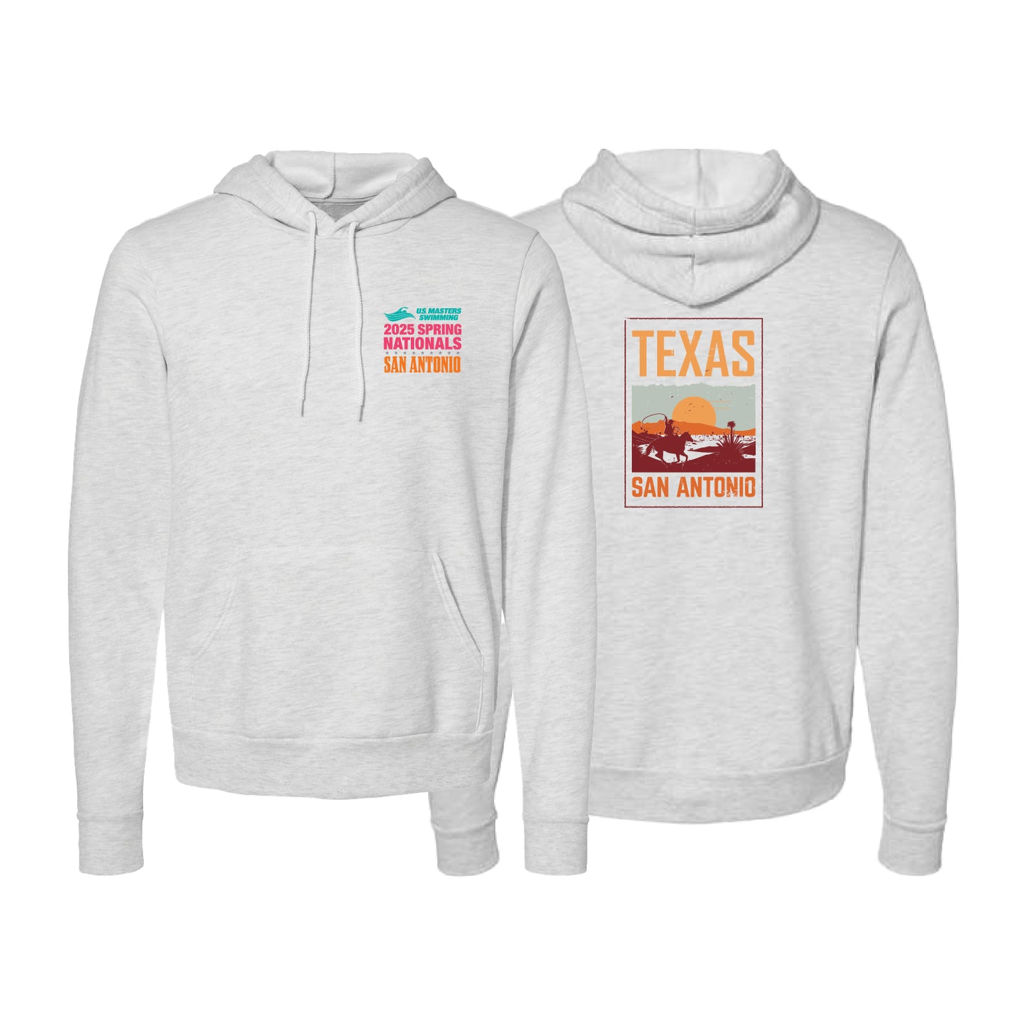 Pullover Hoody- Ash - Cowboy