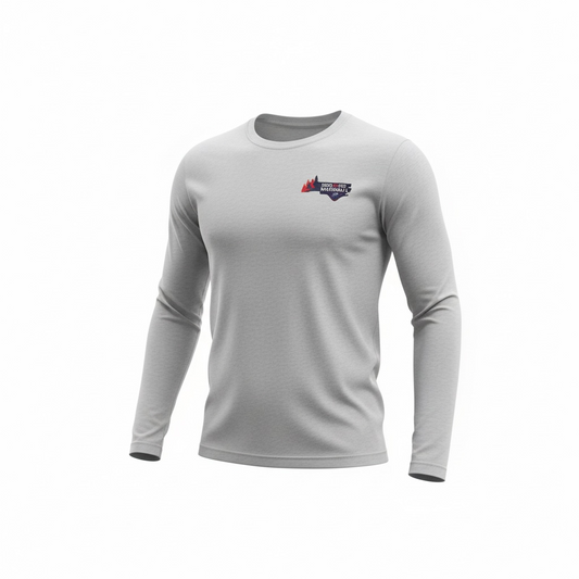 Unisex Long Sleeve Tee - Heather White - Team Names