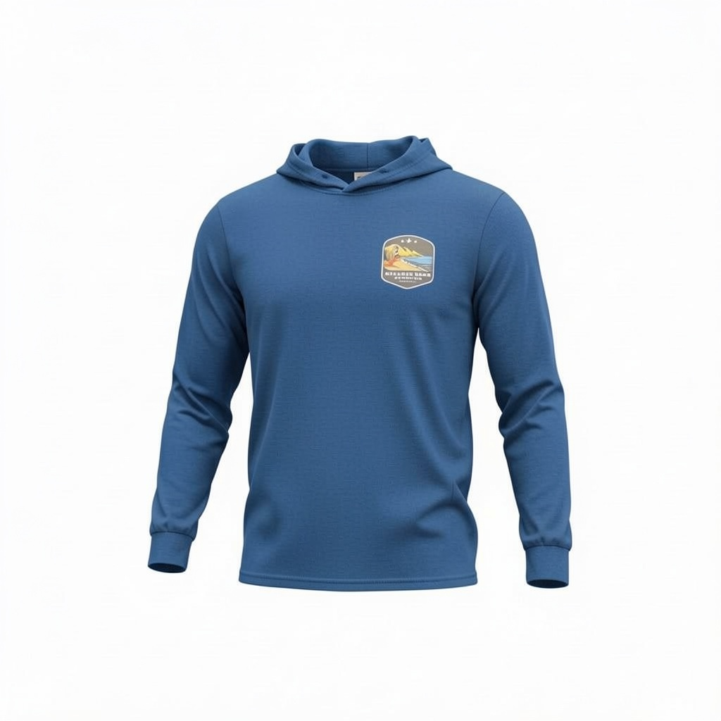 Base Layer Tri Blend Hoody - Heather Navy