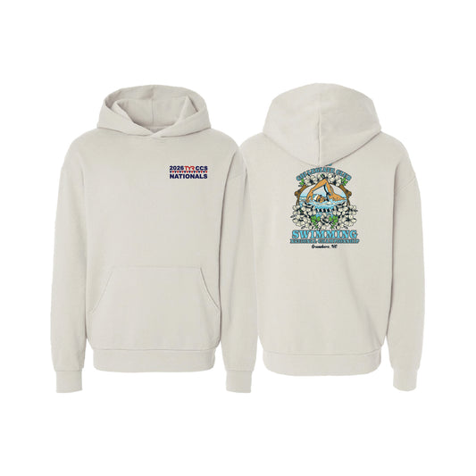 Unisex Pullover Hoody - Ivory - Swimmer