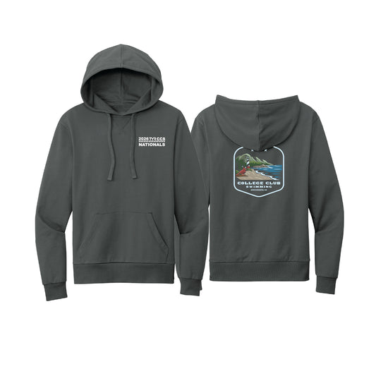 Unisex Pullover Hoody - Terrain Grey- Lighthouse Badge