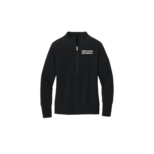 Women's - Quarter Zip - Black