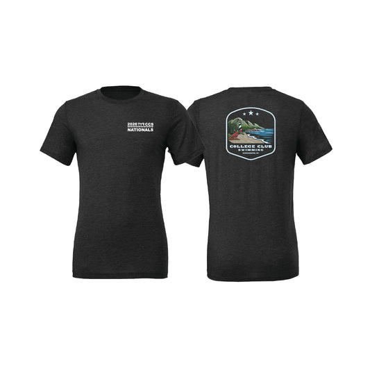 Unisex Short Sleeve Tee - Dark Grey - Lighthouse Badge