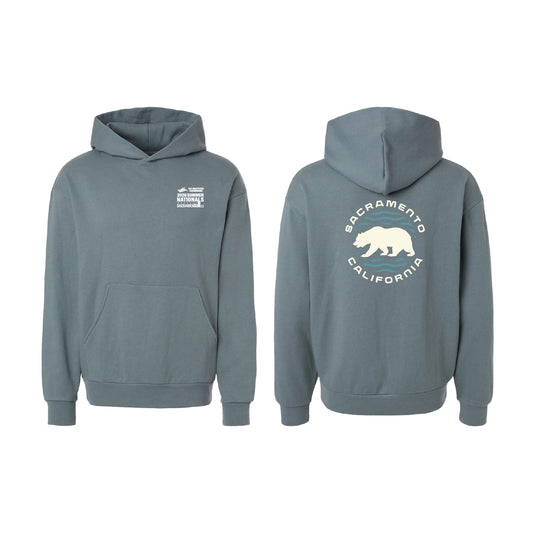 Unisex Pullover Hoody - Blue Magic - Bear