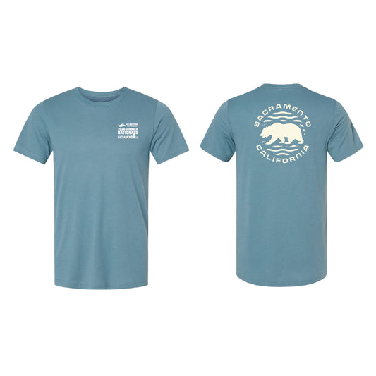 Unisex Short Sleeve Tee - Slate - Bear