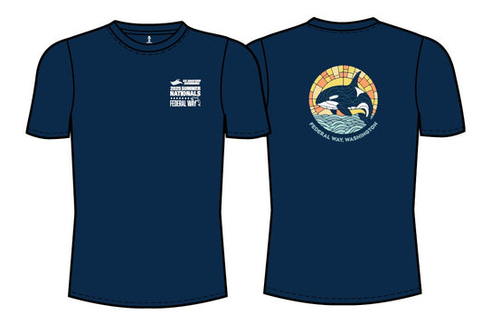Short Sleeve- Navy- Federal Way Orca