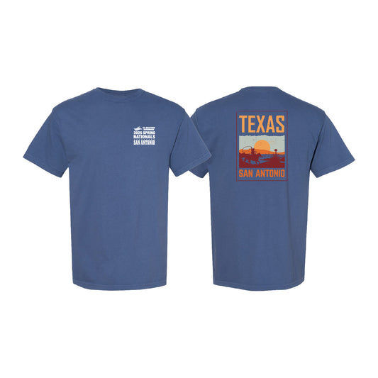 Short Sleeve- Blue - Cowboy